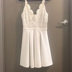 Francesca’s White Lace Dress